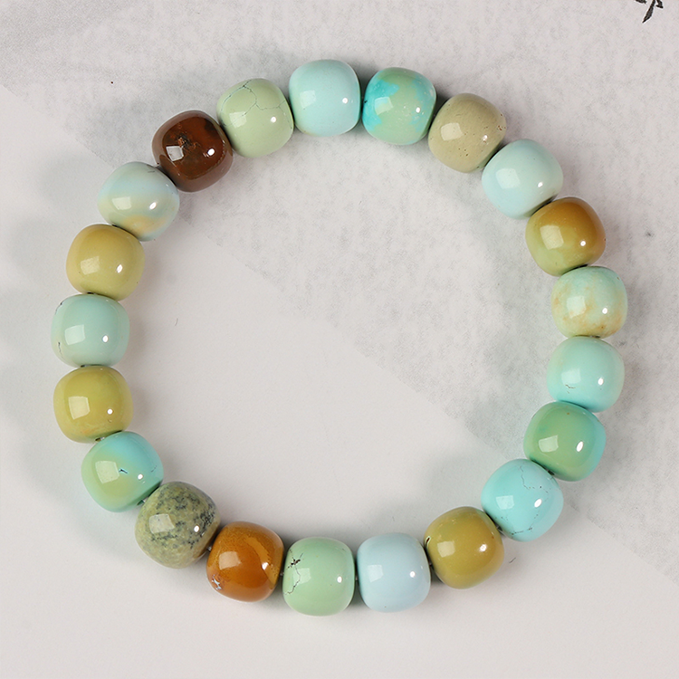 Multicolor turquoise bracelet (9mm)