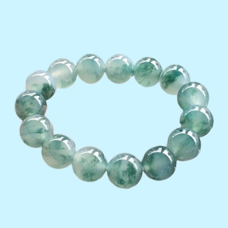High Ice Jade Bracelet (10mm)