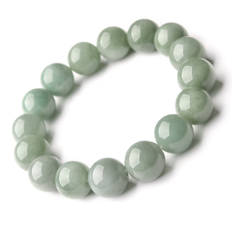 Jadeite Oil Green Bracelet (12mm)