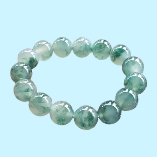 High Ice Jade Bracelet (10mm) 