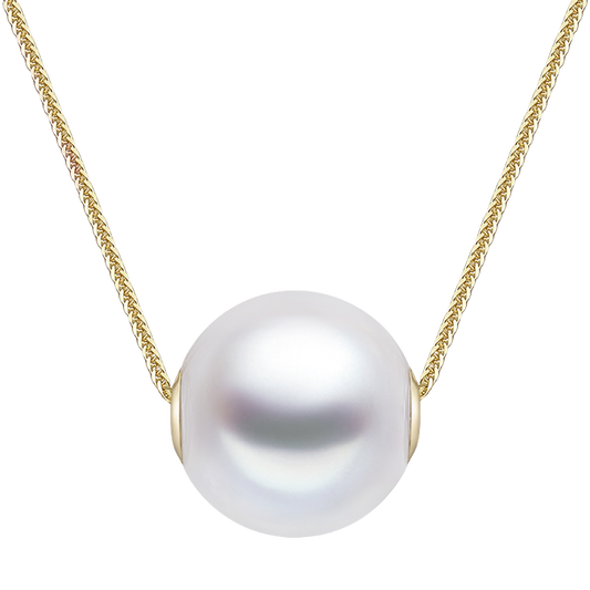 Double Pearl 18K Gold Saltwater Pearl Necklace